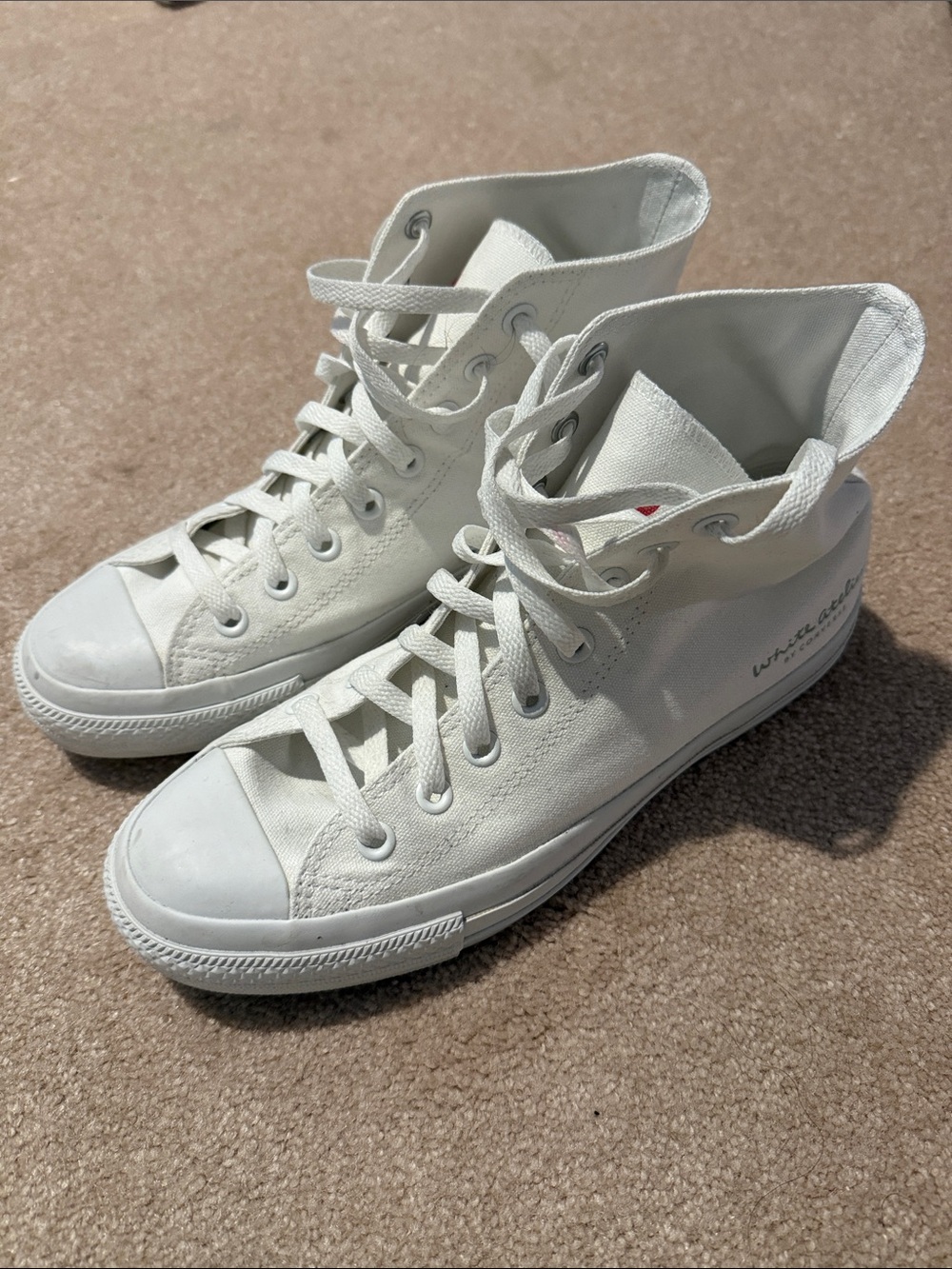 Converse (White Atelier) White High-Top Lace-Up Canvas Boots - Women
